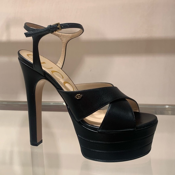 Gucci platform sandals brand new size 8.5 - Picture 3 of 6